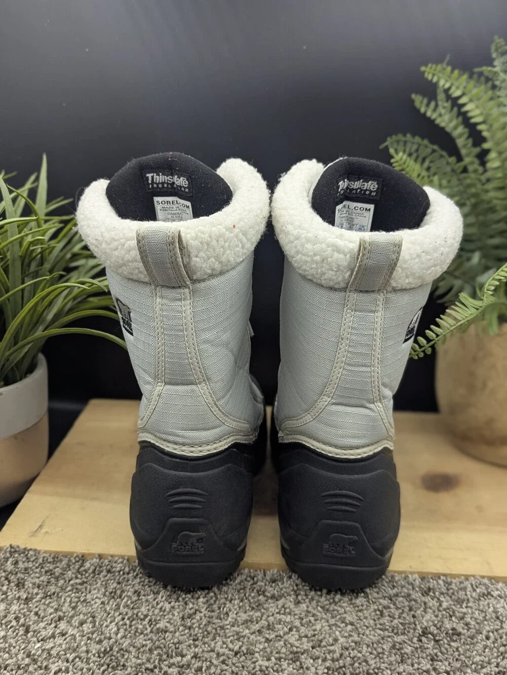 Sorel Cumberland Women's Size 10 Gray Thinsulate Insulated Winter Boots